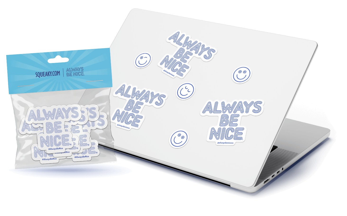 Always Be Nice Stickers
