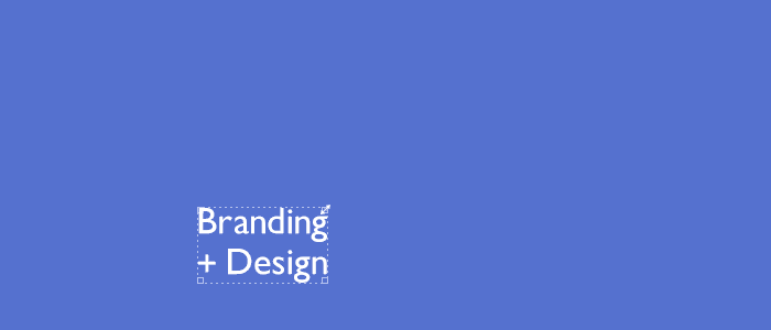 Brand development and creative design